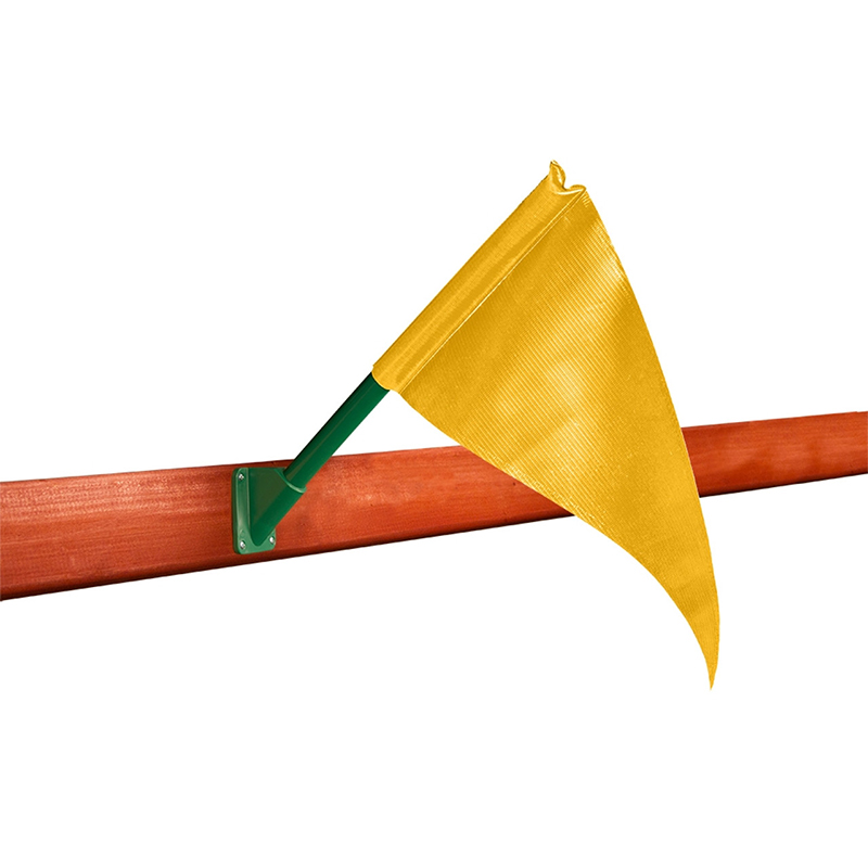 Bandera y base - Amarillo